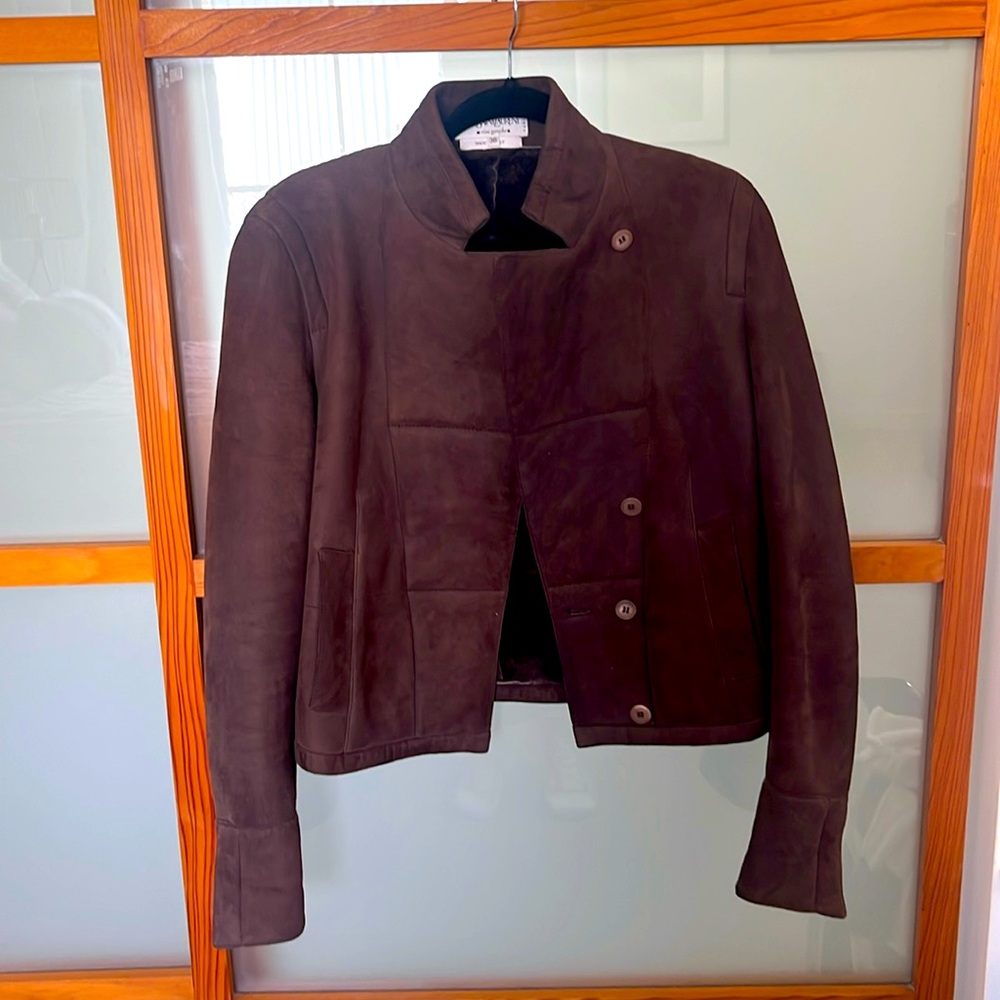 Ladies YSL Suede Jacket Sz 38
